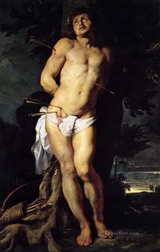 Desnudo Painting - San Sebastián Peter Paul Rubens Desnudo clásico
